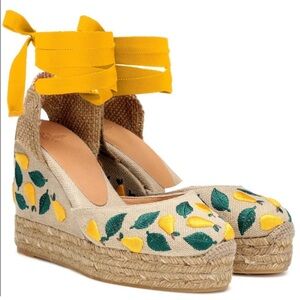 Castañer Pear Fruit Espadrille sz 40